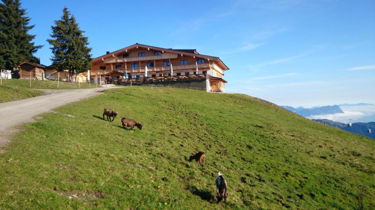 Berggasthof Schatzbergalm Thierbach Exteriör bild